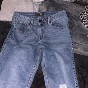 1822 denim jeans w lil things on the sides